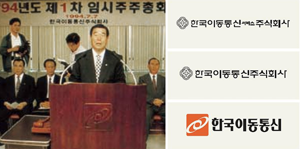 한국이동통신 CI 변천사