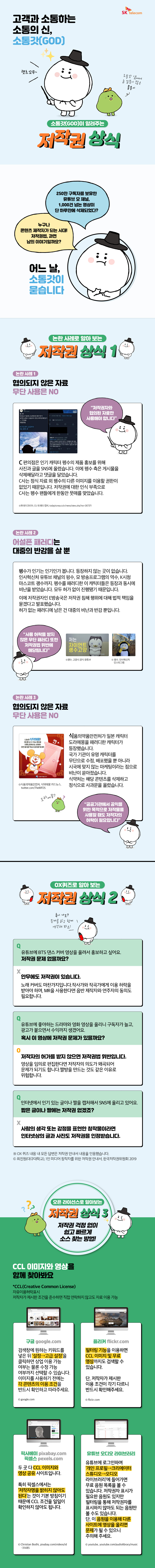 소통갓, 저작권상식