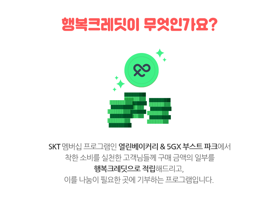 SKT, SK텔레콤, 행복크레딧, 기부, 5GX부스트파크, 열린베이커리, 소상공인, 코로나19장기화, 나눔, T멤버십, 코로나19극복, 1004 