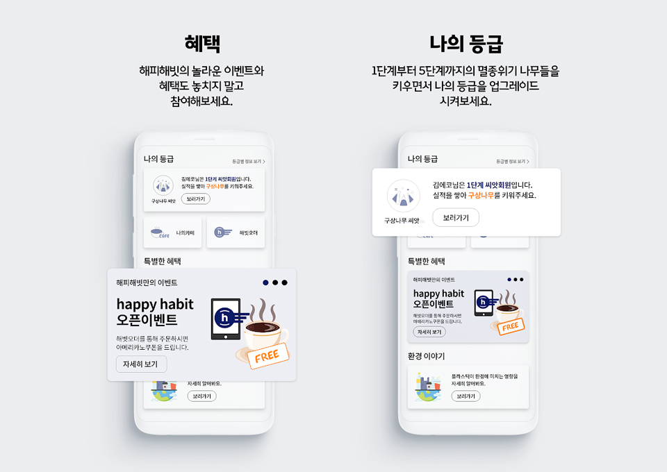 해피해빗, 플라스틱, 환경소비, 해빗에코얼라이언스, 플라스틱줄이기, 친환경, 텀블러, 해빗컵, 스타벅스, 환경보호, 기후행동, SKT, SK텔레콤