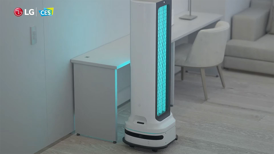 ces2021, ces2021 lg, lg 클로이 살균봇