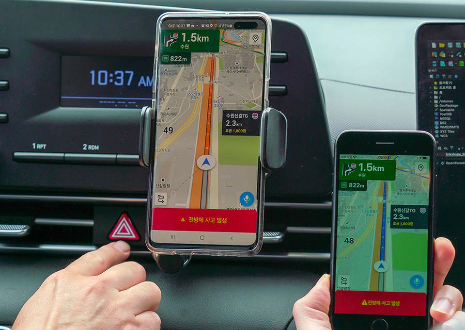사고포착알리미, V2X, T맵, 리트머스