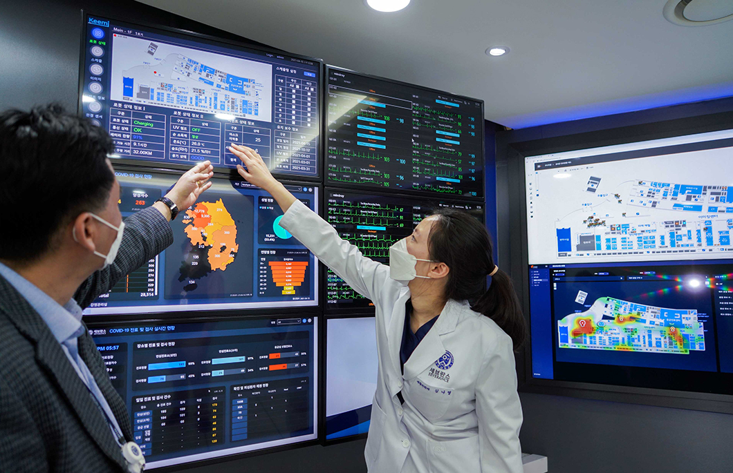 Keemi, 방역로봇, 비누, 용인세브란스병원