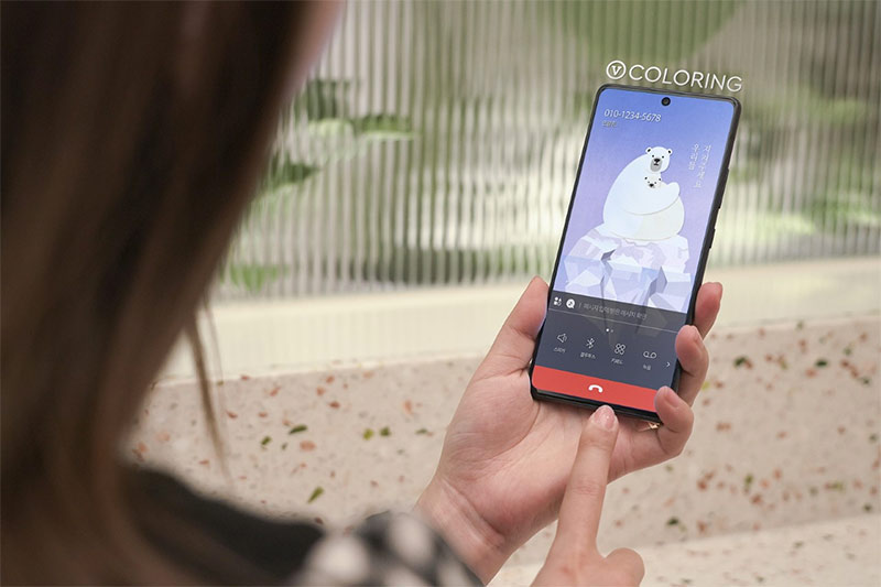 SKT, ‘V 컬러링’ 50만명 가입 인기 몰이 … 연말 가입자 100만명 예감