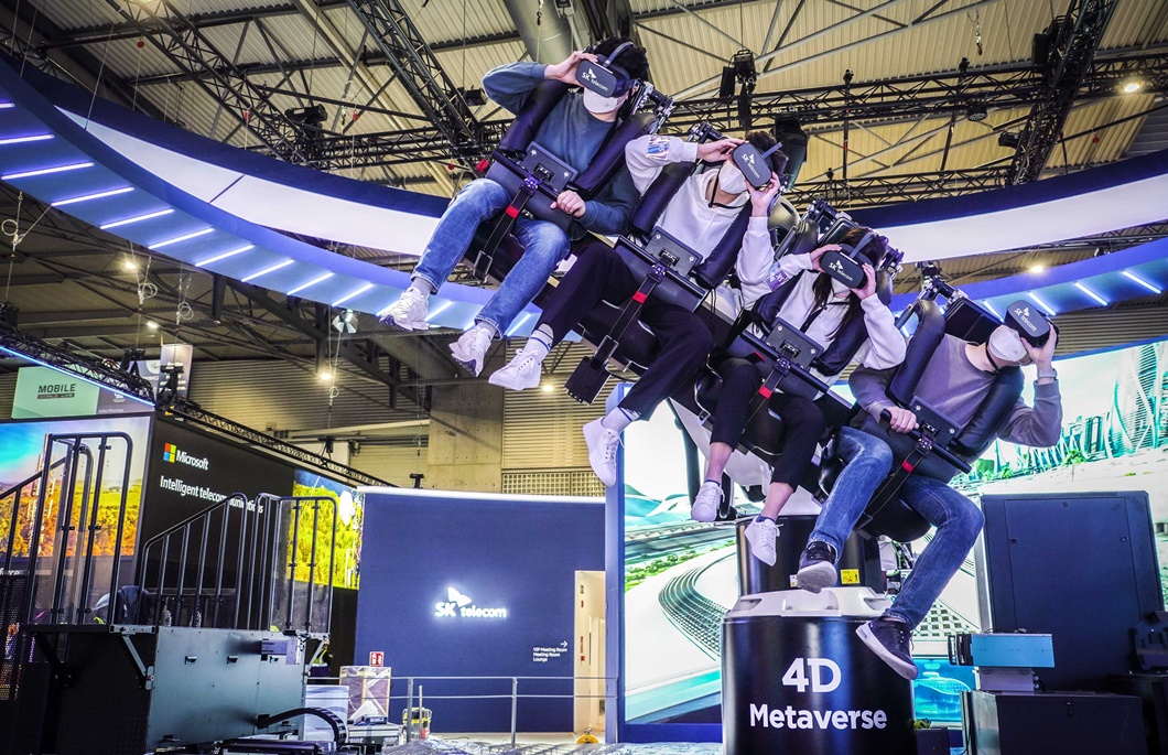 MWC, MWC22, SKT, 5G, 메타버스, AI, 5G, UAM, T우주, 사피온, 4YFN