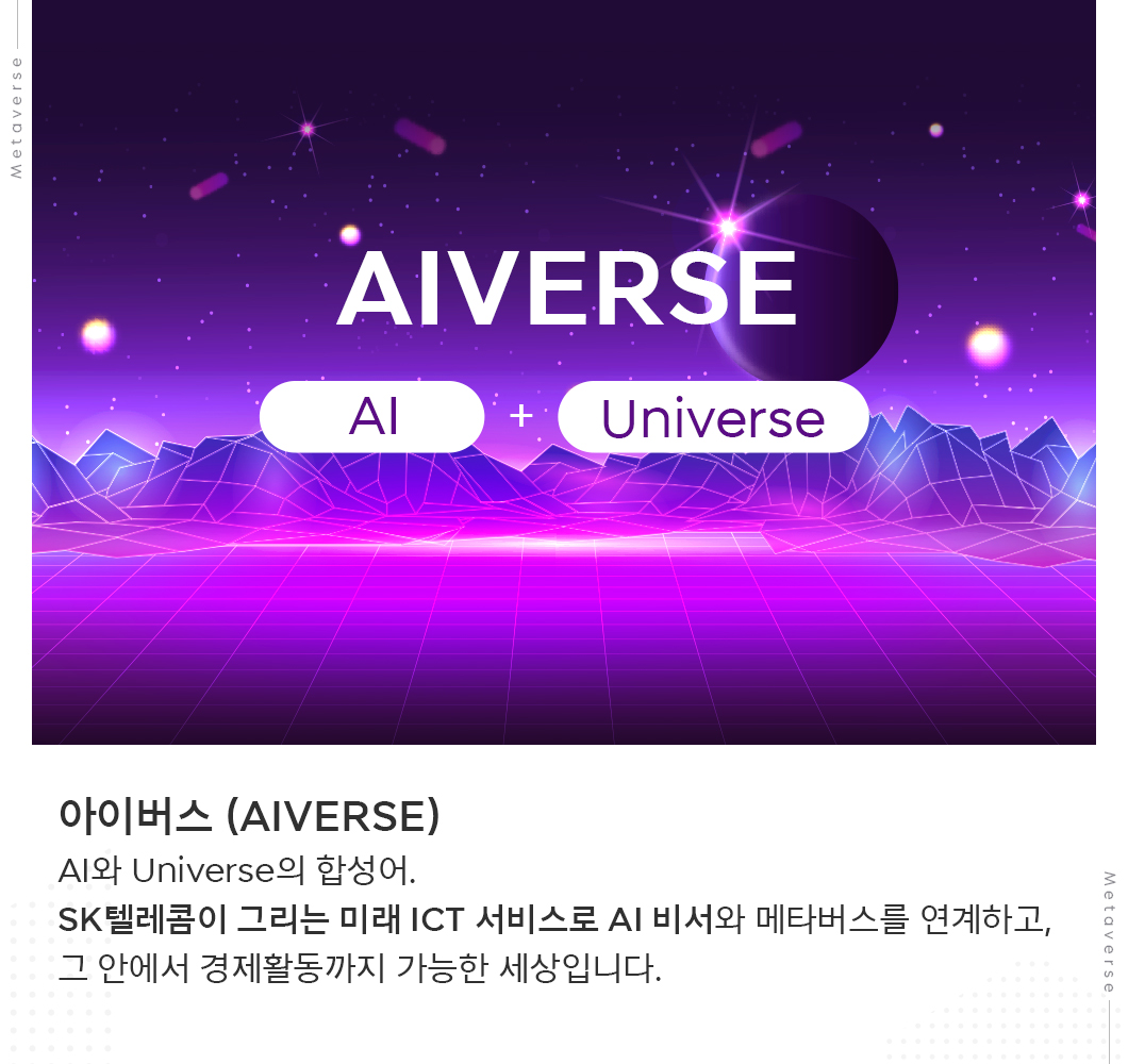 트렌드키워드, 메타버스, Metaverse, 디지털트윈, 볼류메트릭, 증강현실, 가상현실, 확장현실, 거울세계, 라이프로깅, DevEx, P2E, 웹3.0, HMD, 아이버스, AIVERSE