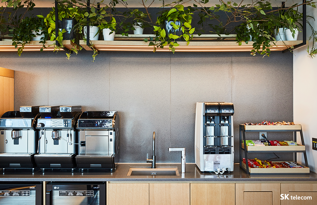 SKT2.0, 더라운지, 더테이블, 소통, 휴식, SKT문화, 소통과 협업문화