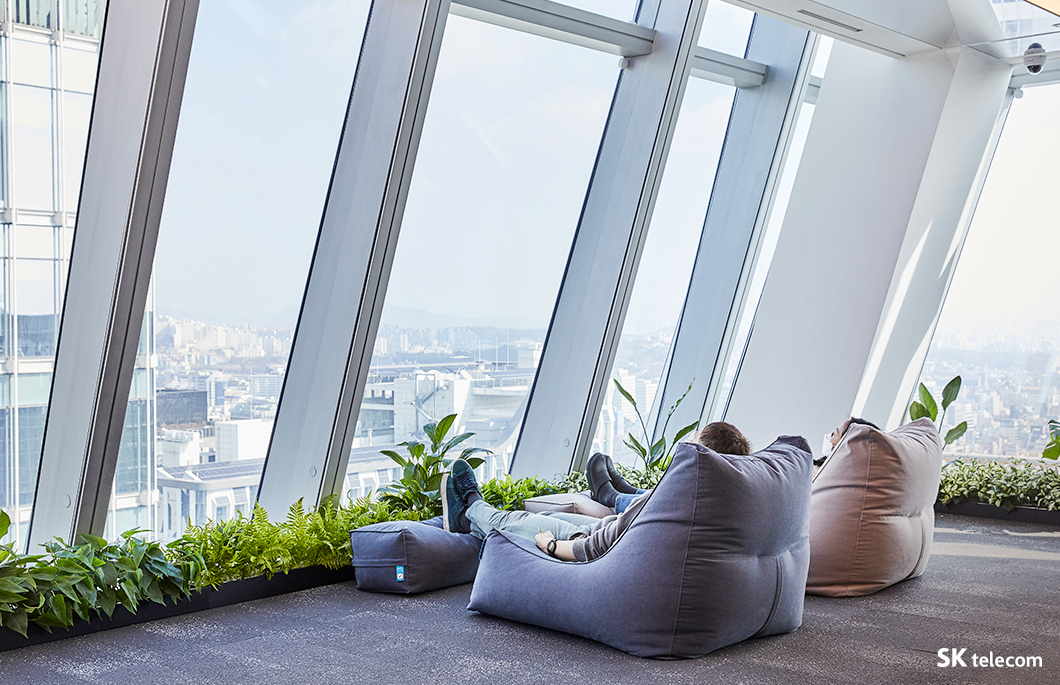 SKT2.0, 더라운지, 더테이블, 소통, 휴식, SKT문화, 소통과 협업문화