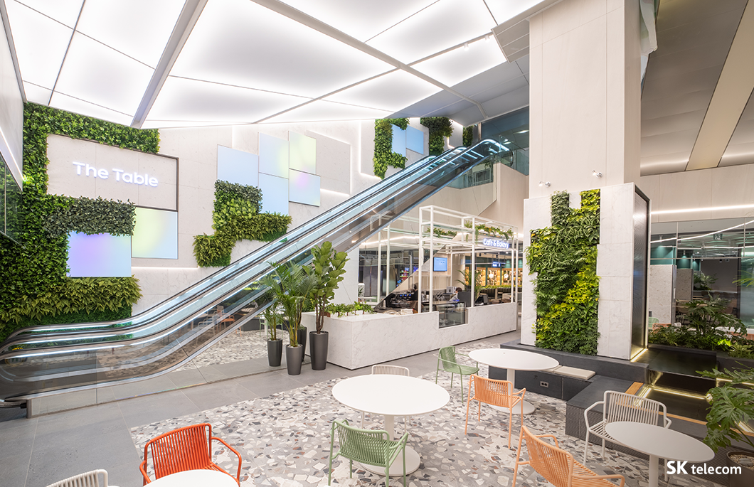 SKT2.0, 더라운지, 더테이블, 소통, 휴식, SKT문화, 소통과 협업문화