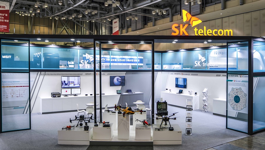 드론, 드론영상관제, T라이브캐스터 본드, 드론쇼코리아, 5G