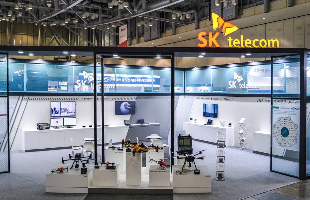 드론, 드론영상관제, T라이브캐스터 본드, 드론쇼코리아, 5G