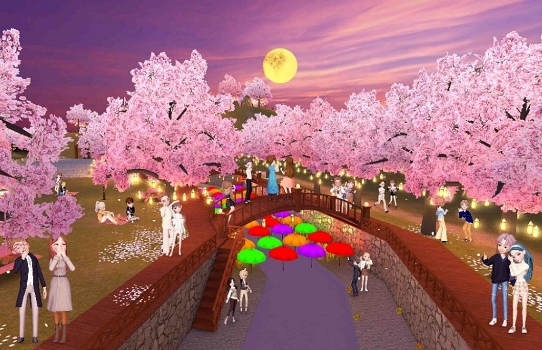 이프랜드, 메타버스, 벚꽃축제