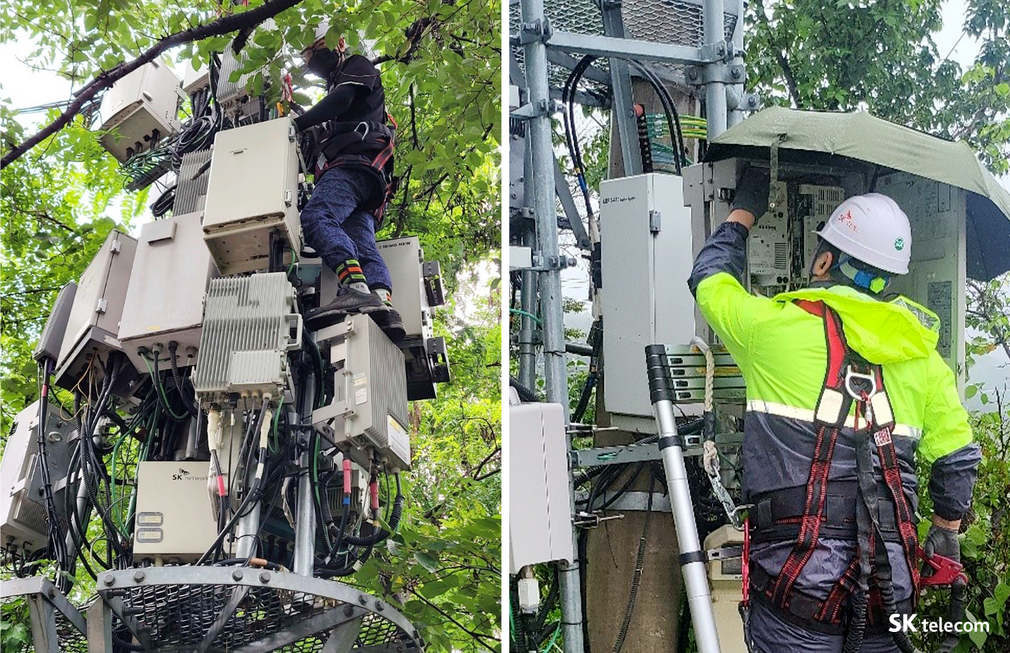 수해복구, 통신인프라, 현장포토