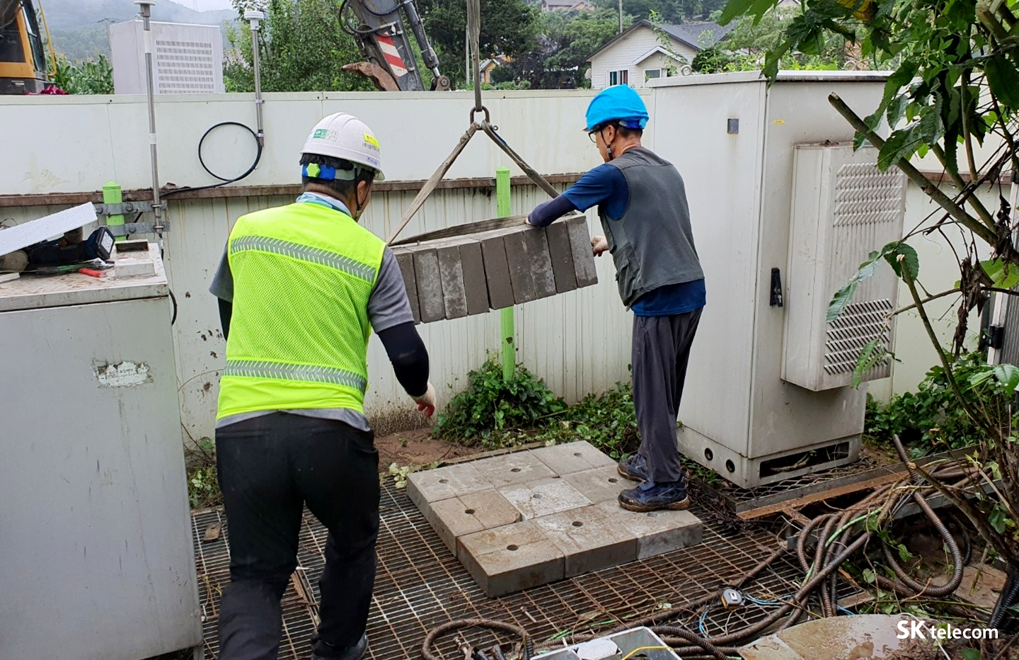 수해복구, 통신인프라, 현장포토