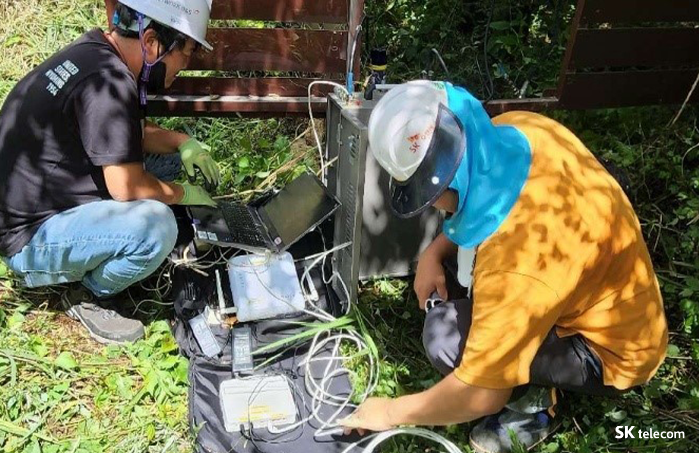 수해복구, 통신인프라, 현장포토