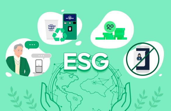 AI돌봄, 누구, NUGU, 누구케어콜, NUGU케어콜, 해피해빗, 다회용컵, 행복커넥트, 에코제주, 환경보호, ESG포인트, 행복크레딧, 포인트기부, 보이스피싱, 스미싱, ESG