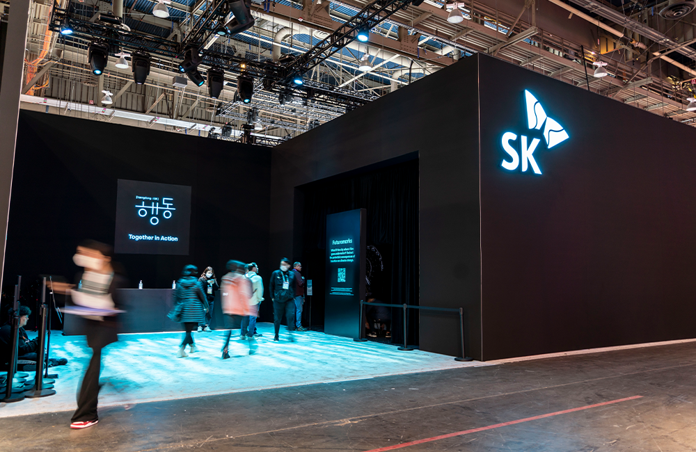 CES, CES2023, SK, SK그룹, SKT, UAM, SAPEON, VPP, 탄소감축, NetZero, 넷제로, 행동