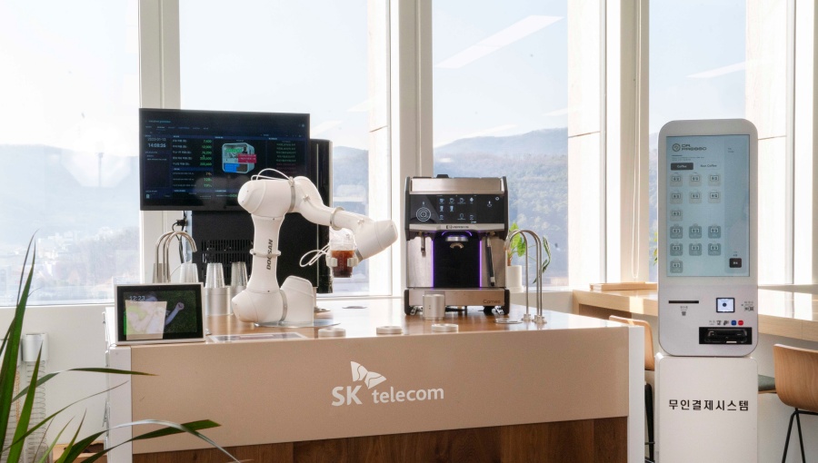 두산로보틱스, 커피로봇, 무선커피로봇, AI바리스타로봇, 빅테크, AI