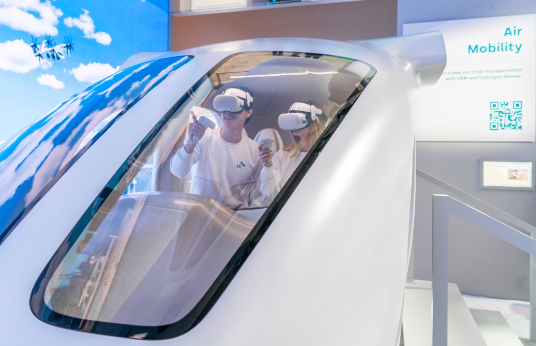 그린ICT, 넷제로, CES, CES2023, UAM, 사피온, 친환경