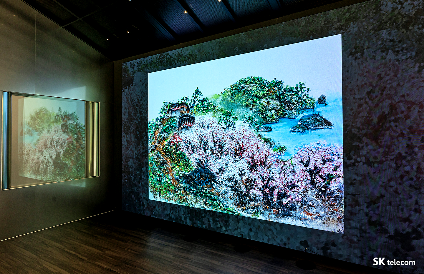 COMO, ESG, 미디어아트, 시각장애예술가, 시각장애인화가, 에이블라인드, 박환, 허은빈, 한희주, 양드림, ablind, SKT타워전시