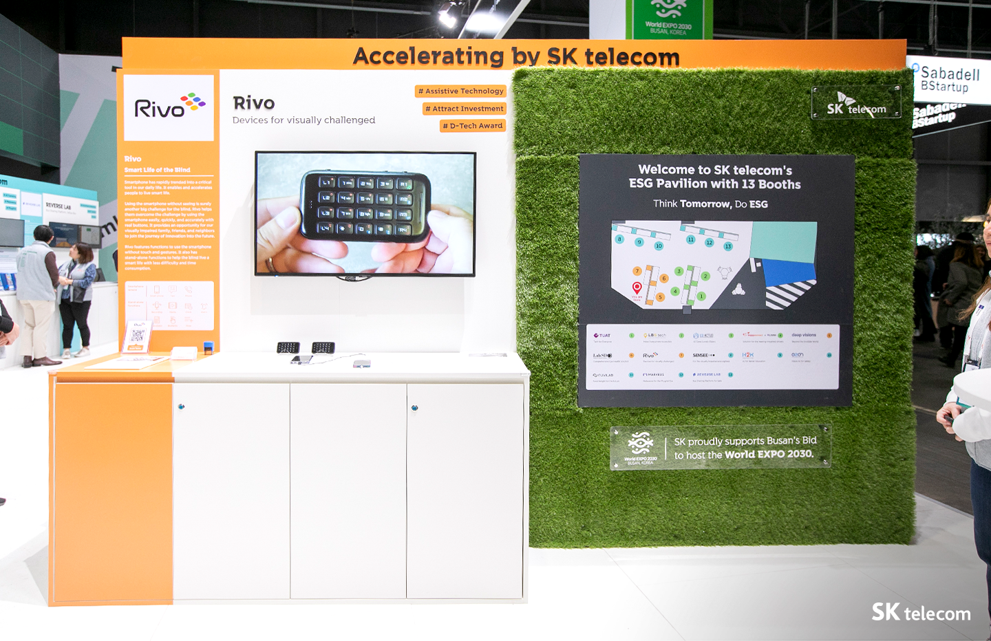 MWC23, MWC2023, ESG, 투아트, LBStech, 행복커넥트, 리즈마, 코액터스, 리보, 딥비전스, LabSD, 마블러스, 센시, 이투온, H2K, 누비랩, 리버스랩, 4YFN