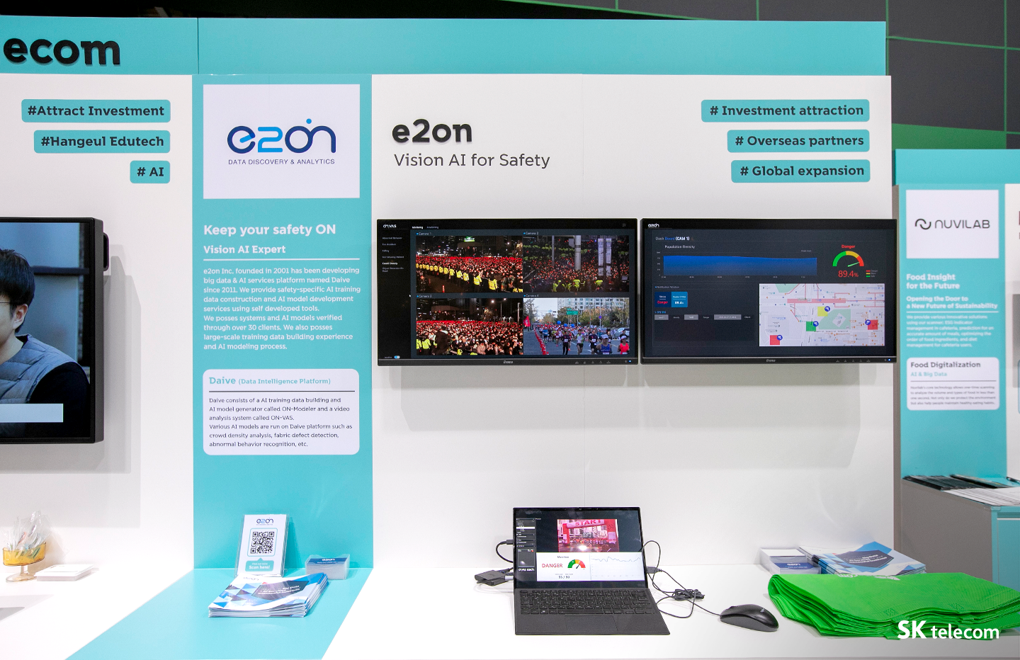 MWC23, MWC2023, ESG, 투아트, LBStech, 행복커넥트, 리즈마, 코액터스, 리보, 딥비전스, LabSD, 마블러스, 센시, 이투온, H2K, 누비랩, 리버스랩, 4YFN