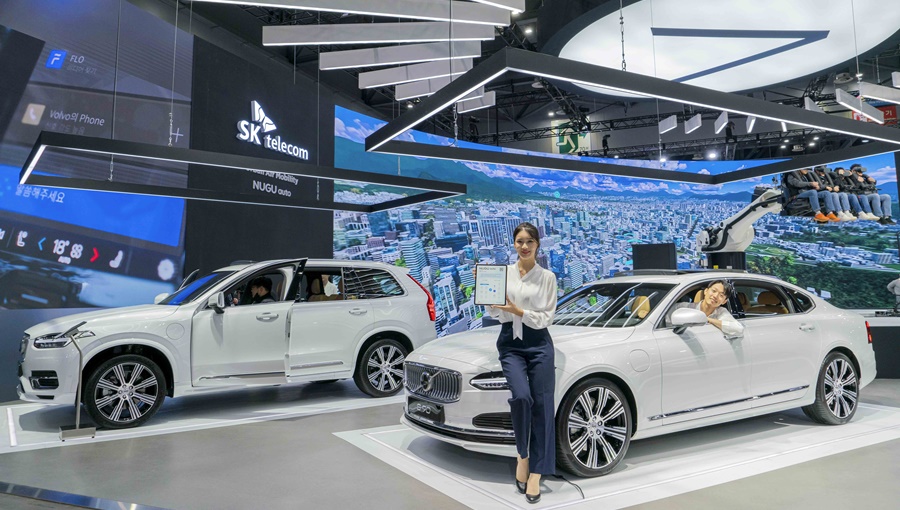 SKT 서울모빌리티쇼에서 자동차 전용 AI 플랫폼 UAM 선보인다