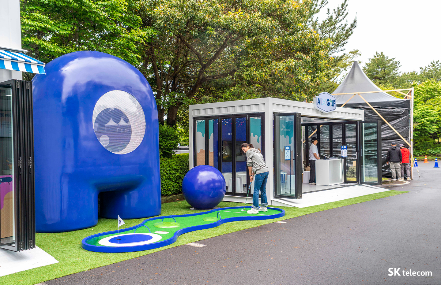 골프 중계의 새로운 기술 AI ∙ 미디어 기술 더해진 ‘SKT 오픈 2023’1