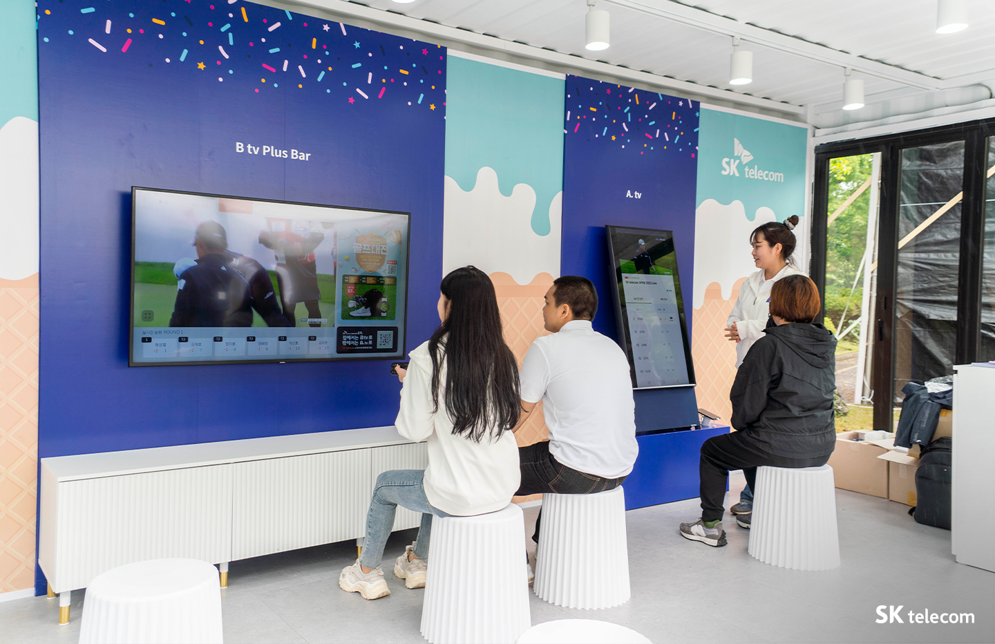 골프 중계의 새로운 기술 AI ∙ 미디어 기술 더해진 ‘SKT 오픈 2023’1