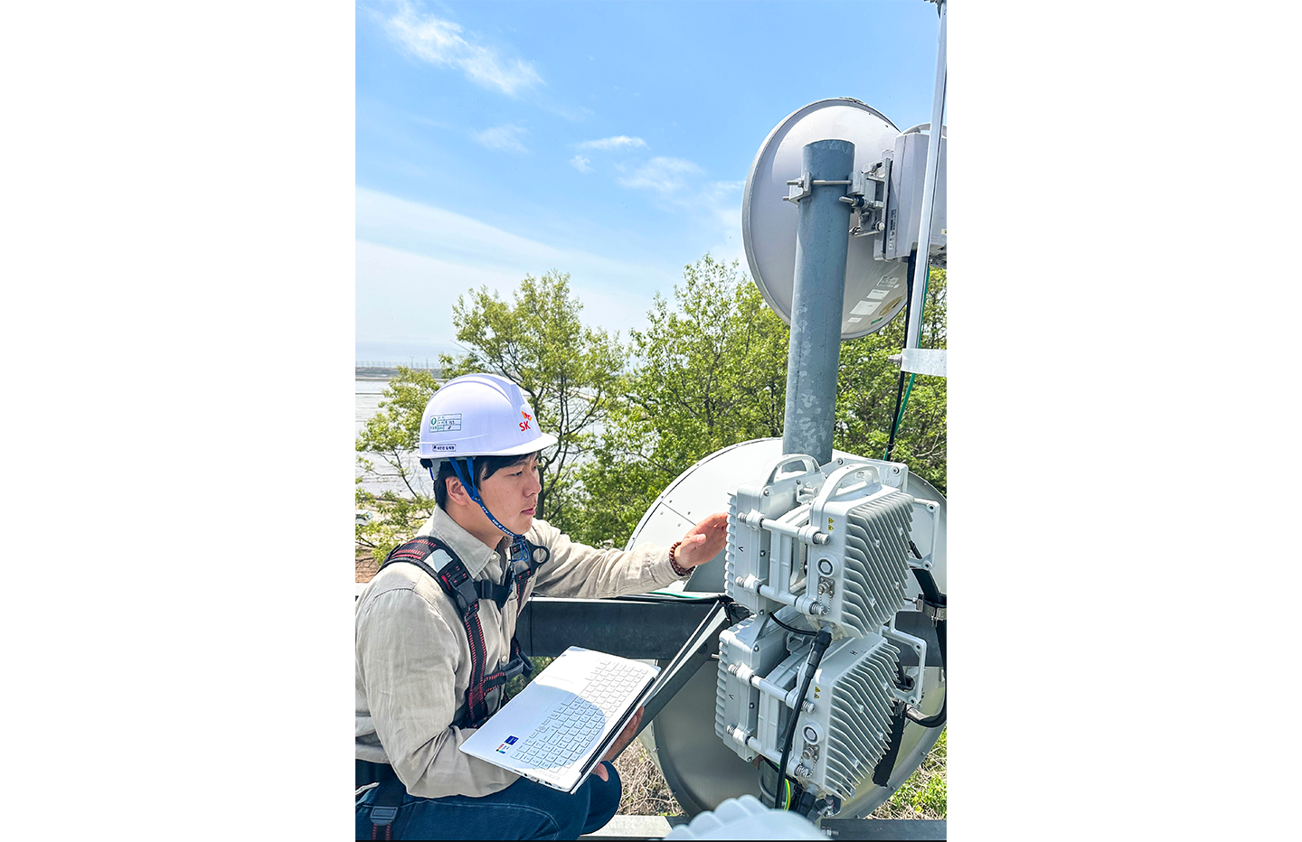 SKT 5G MW 결합 기술로 도서산간 지역 공동망 강화한다