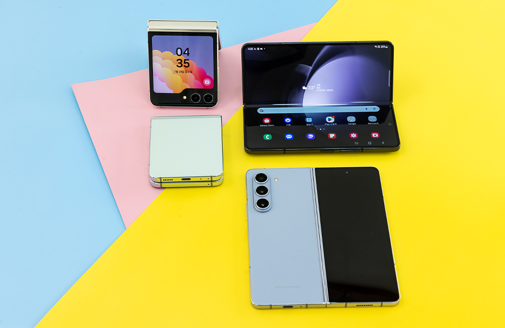 주연 “완성도 높인 갤럭시 Z 폴드5 & 커버 디스플레이 확 커진 갤럭시 Z 플립5”