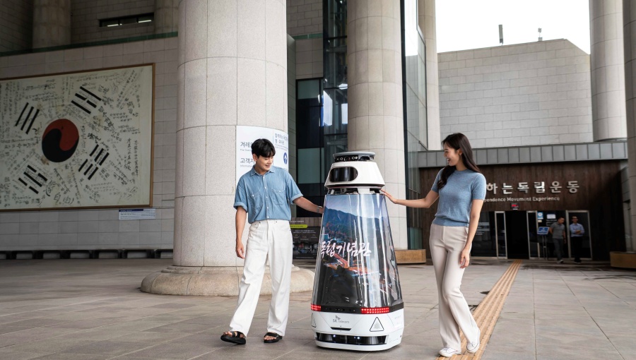 SKT 독립기념관 AI로 유관순열사 모습 동영상으로 재현