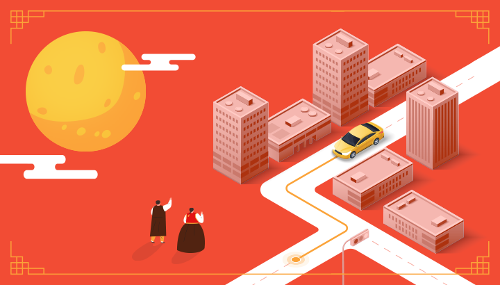 “추석 귀성길 27일 낮부터 밀려요”… 가장 안 밀리는 날은? TMAP 데이터 예측