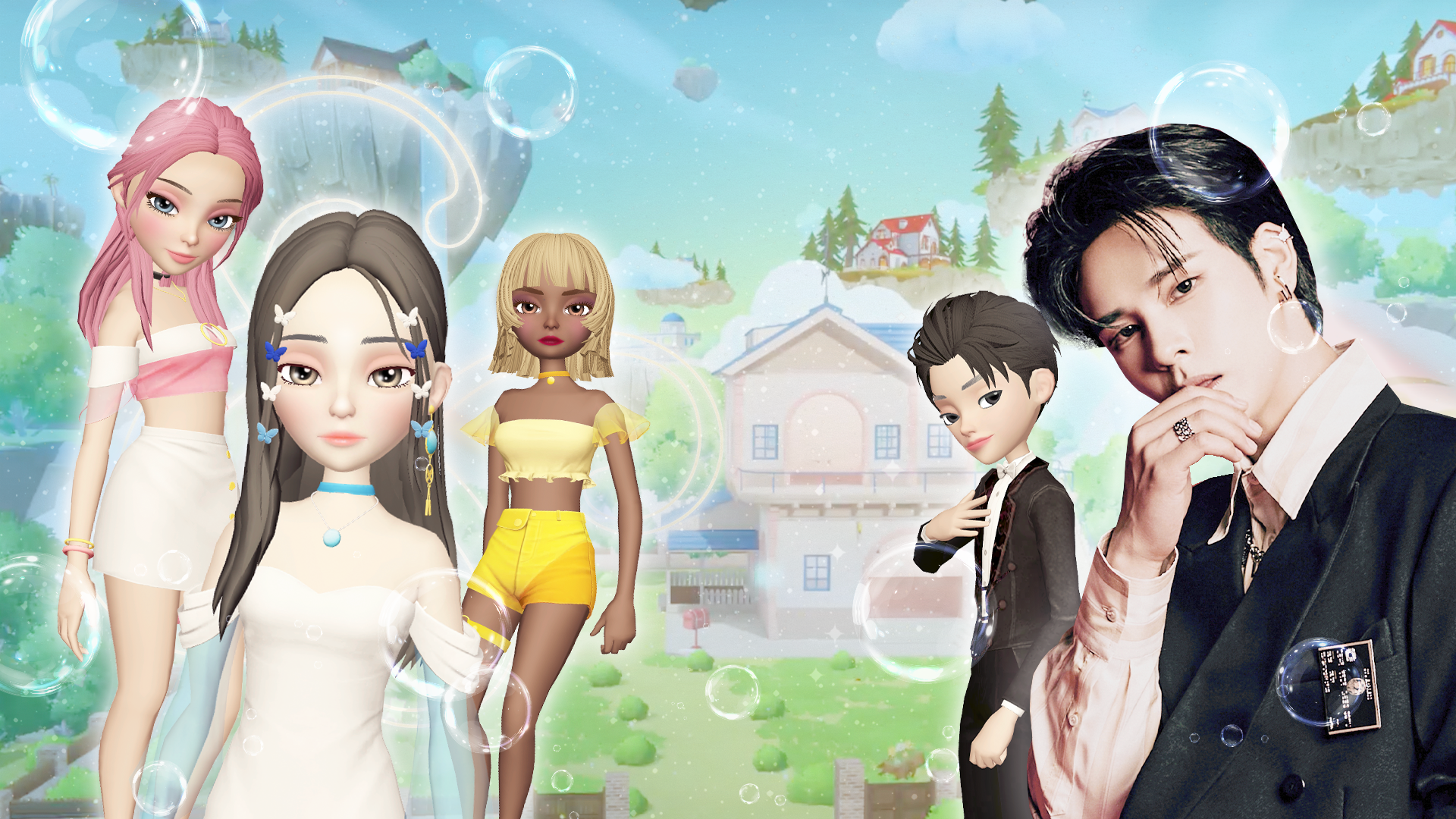 SKT 이프랜드에서 가상과 현실의 아이돌이 만났다