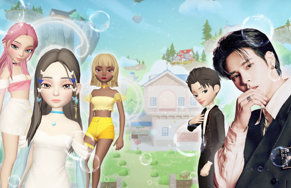 SKT 이프랜드에서 가상과 현실의 아이돌이 만났다