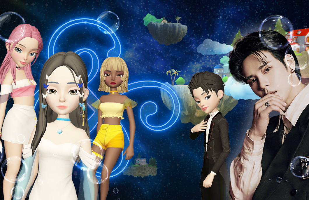 SKT 이프랜드에서 가상과 현실의 아이돌이 만났다