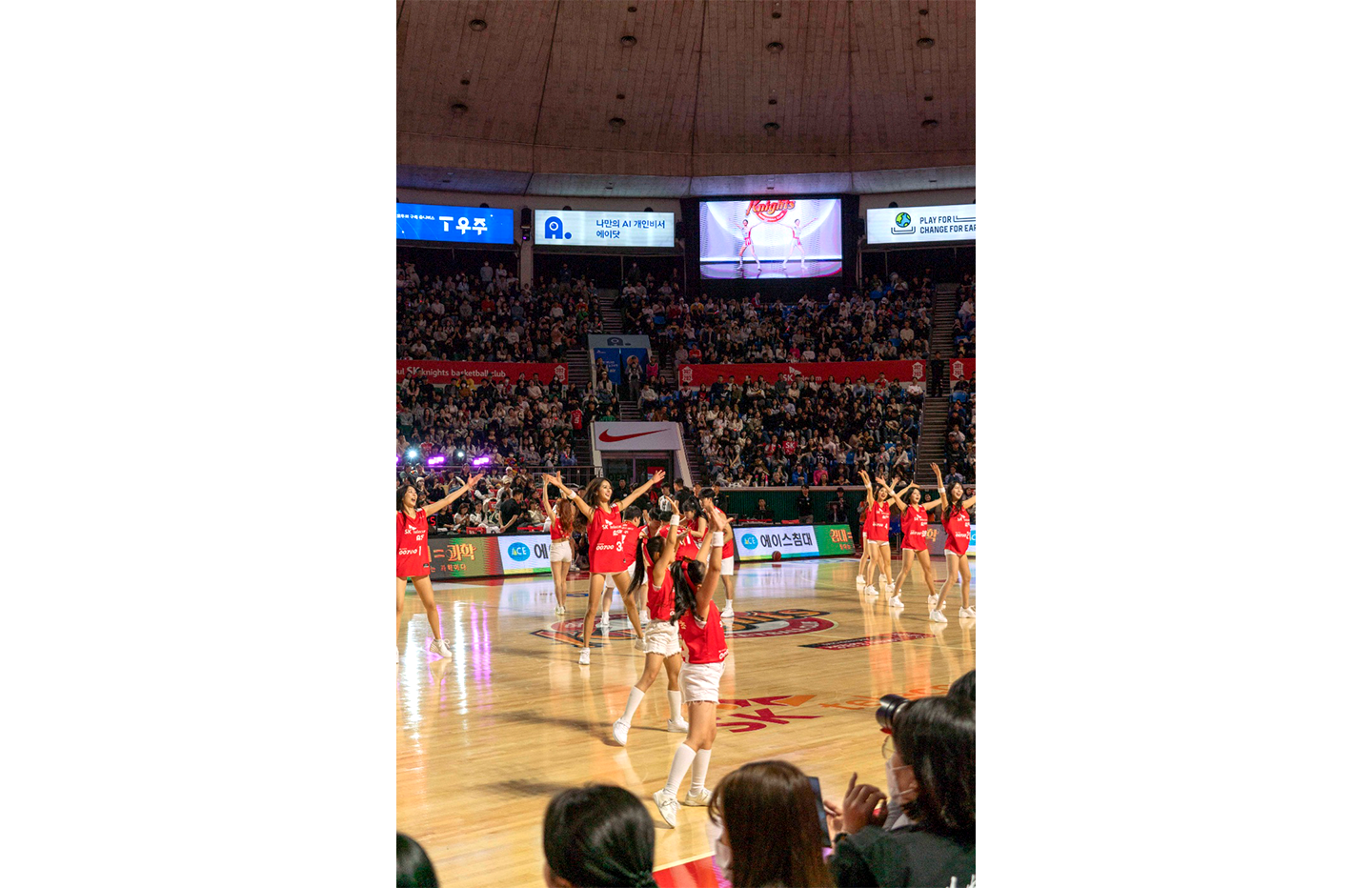 SK나이츠 온마인드 버추얼 휴먼 기술로 홈 개막전 열기 더했다_나수아2