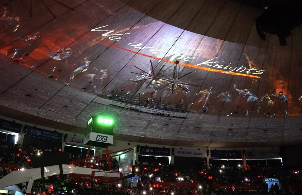 SK나이츠 온마인드 버추얼 휴먼 기술로 홈 개막전 열기 더했다_선수단3