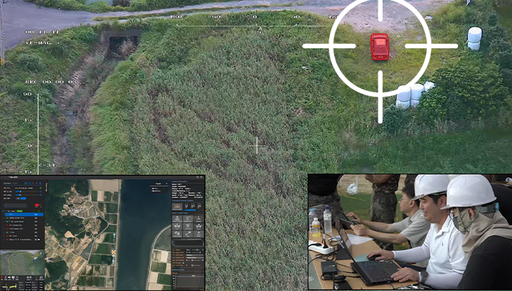 목표 발견 T라이브 캐스터 드론 관제의 뛰어난 실력 인정 받다