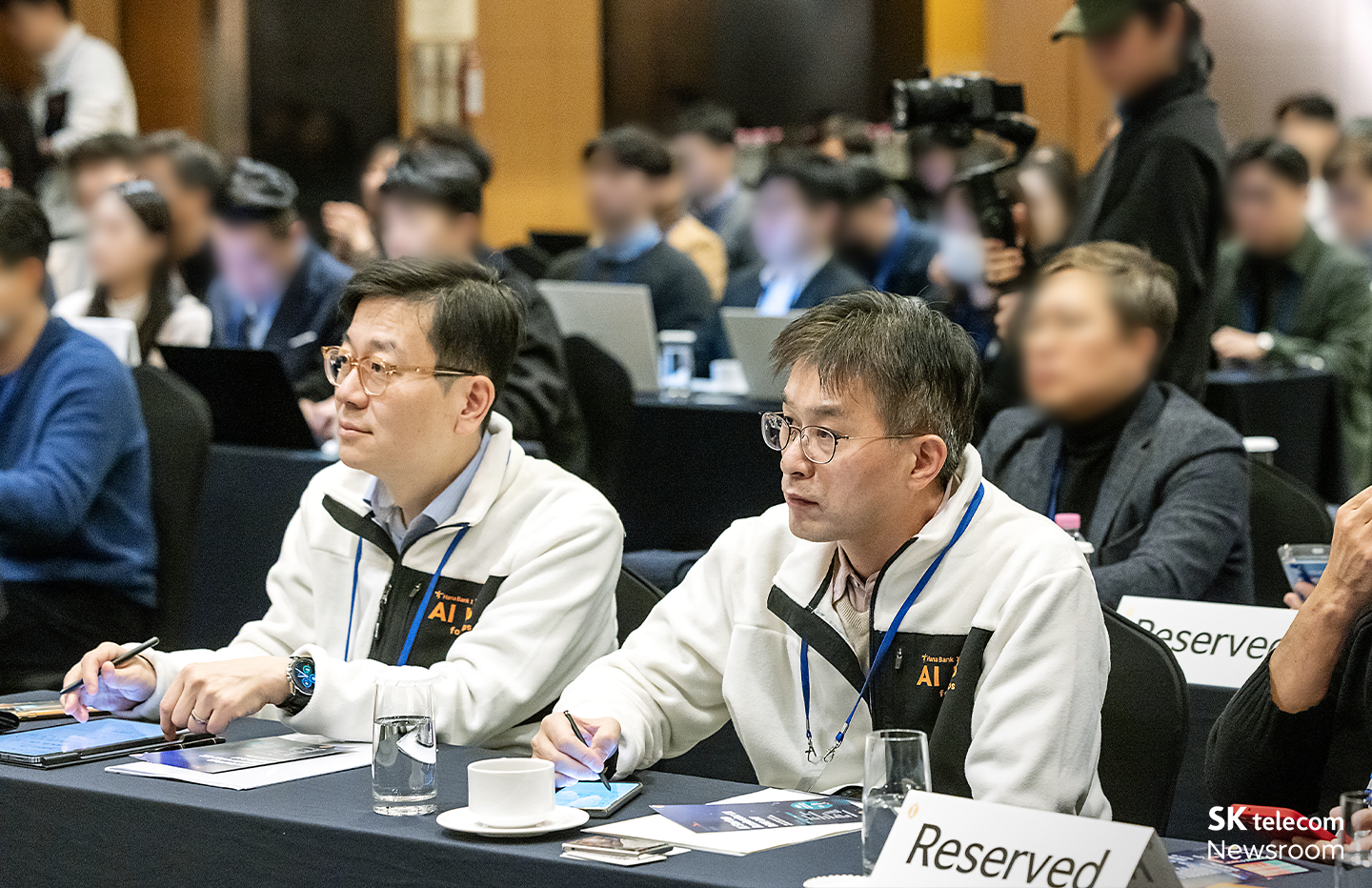 SKT와 함께 글로벌로 AI 스타트업 액셀러레이터 1기 데모데이 현장