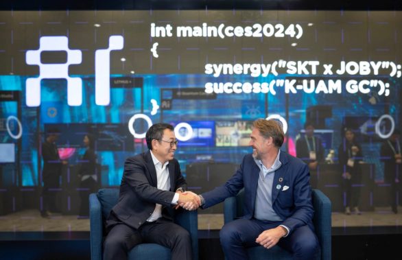 SKT 유영상 사장 Joby 조벤 비버트 CEO CES서 글로벌 UAM 시장 선도 방안 협의