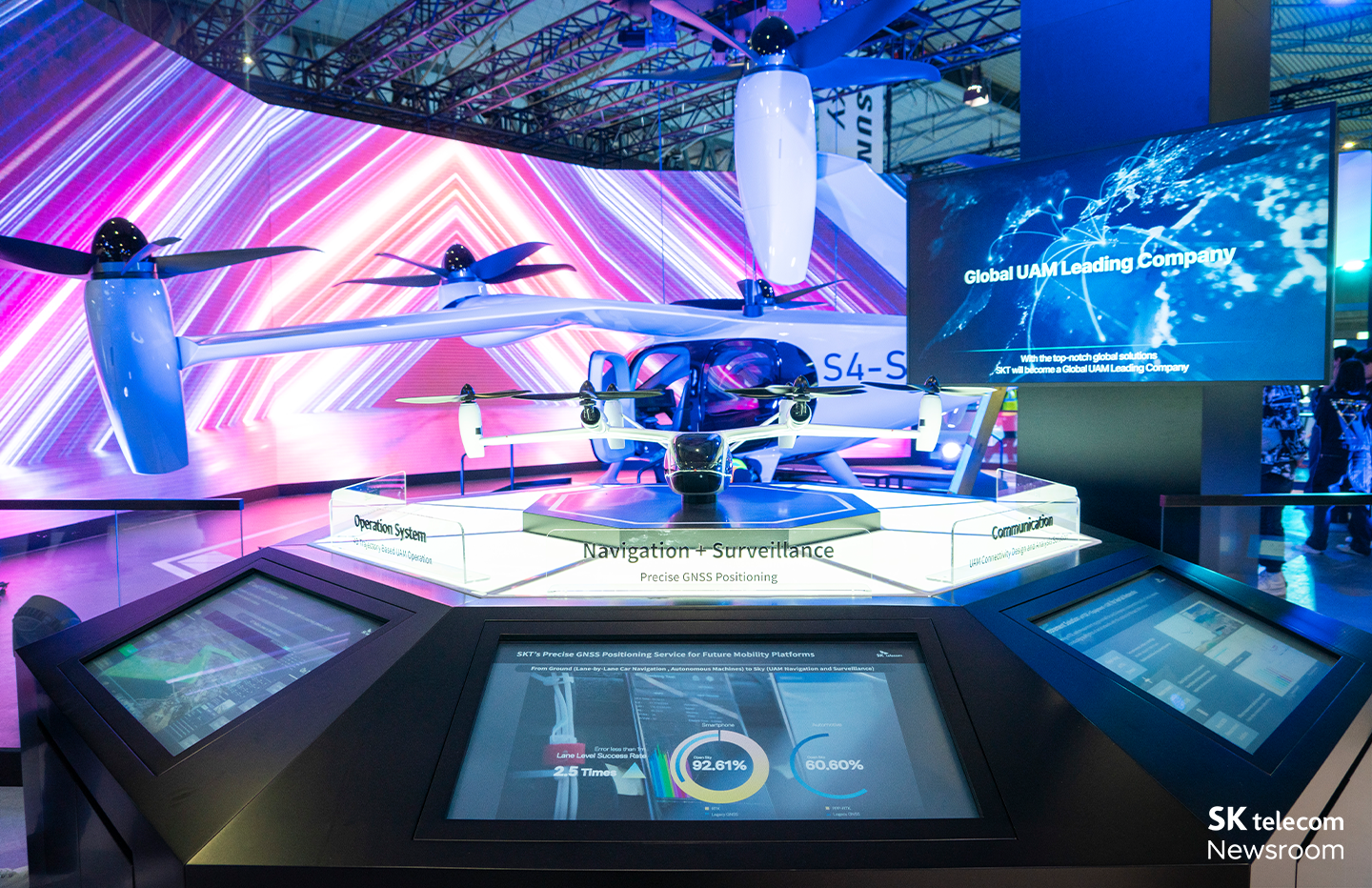 MWC24 글로벌 텔코 AI 초협력으로 여는 미래 MWC24 SKT 부스 소개