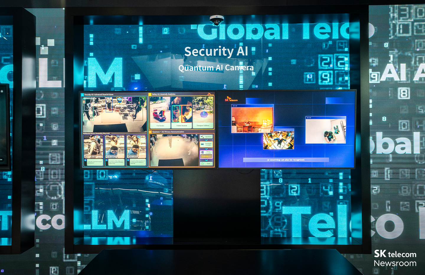 MWC24 글로벌 텔코 AI 초협력으로 여는 미래 MWC24 SKT 부스 소개