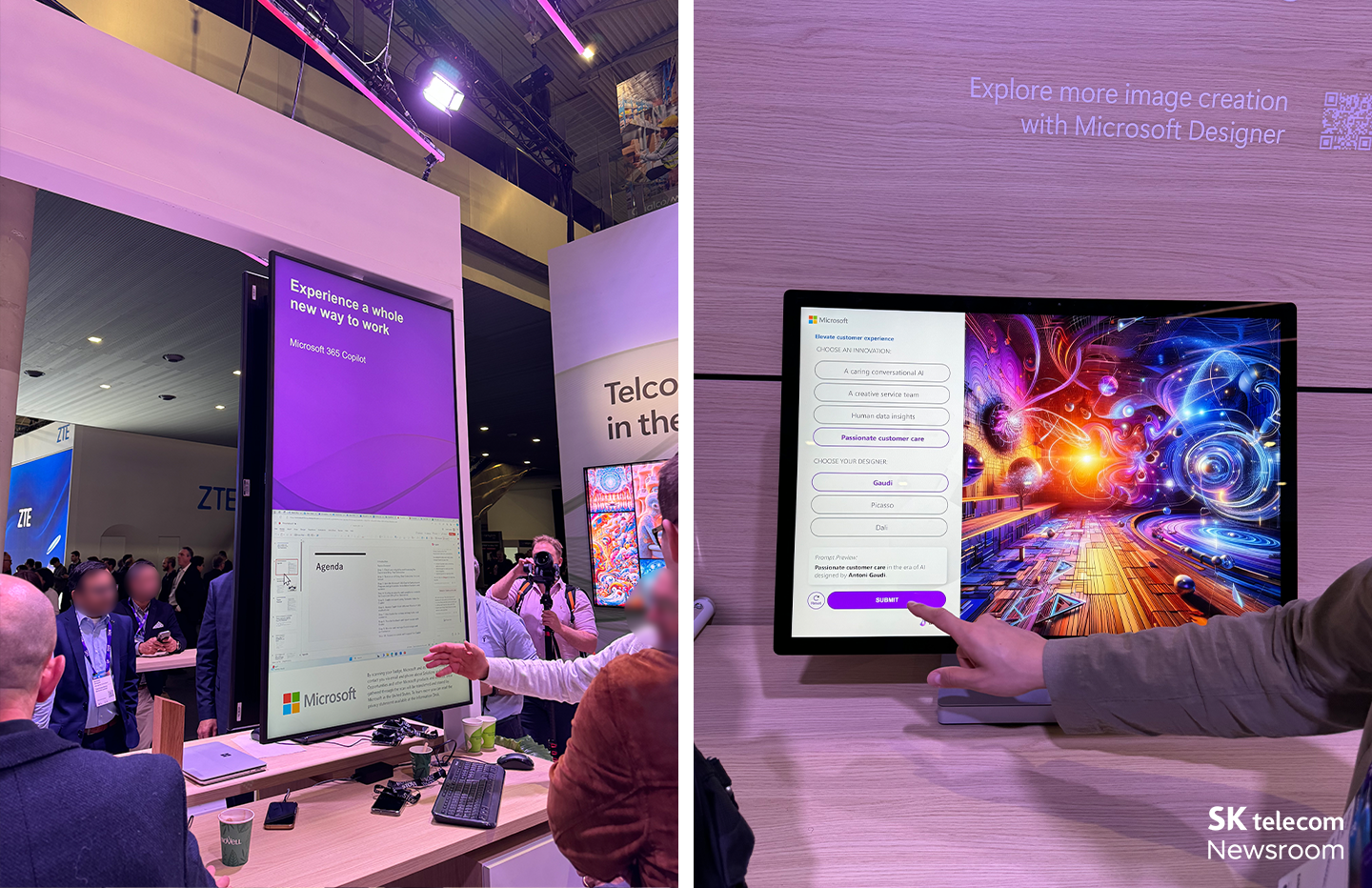 MWC24 현장 모든 곳에 AI 현실 기술 성큼 SKT 구성원 취재기_05
