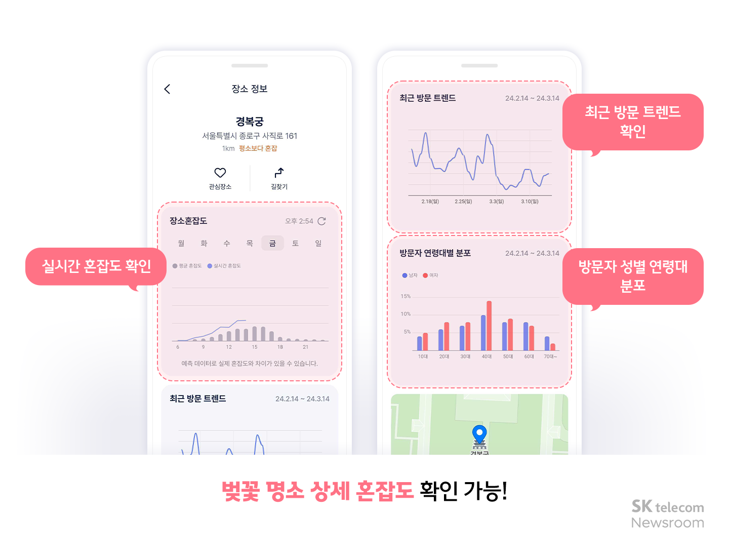 벚꽃 명소 혼잡도 이제 걱정 끝! 에이닷과 함께하는 벚꽃놀이 가이드
