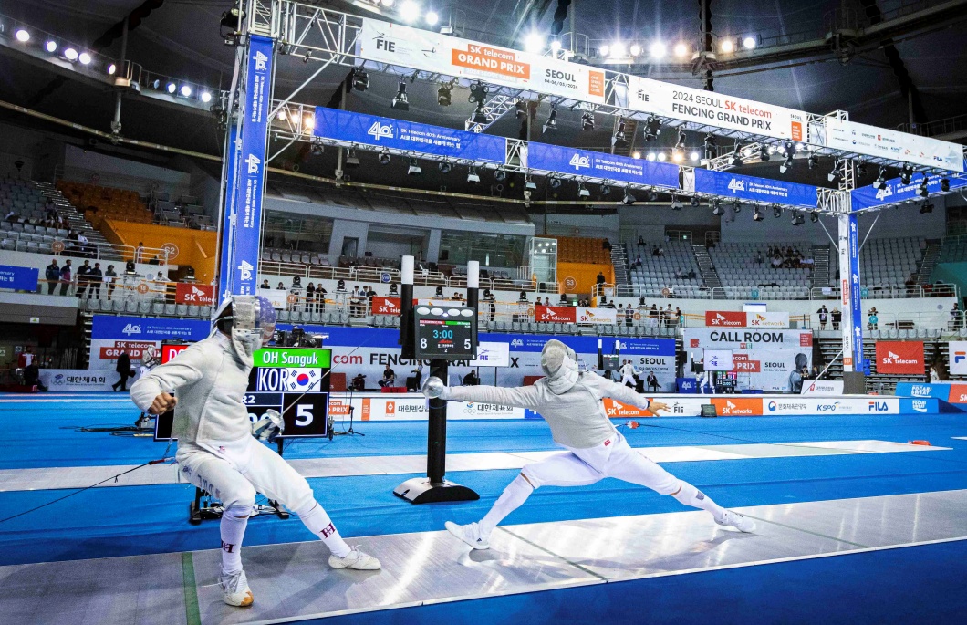 세계 최강 펜싱 코리아 그 뒤에 SK텔레콤의 20년 후원 빛났다