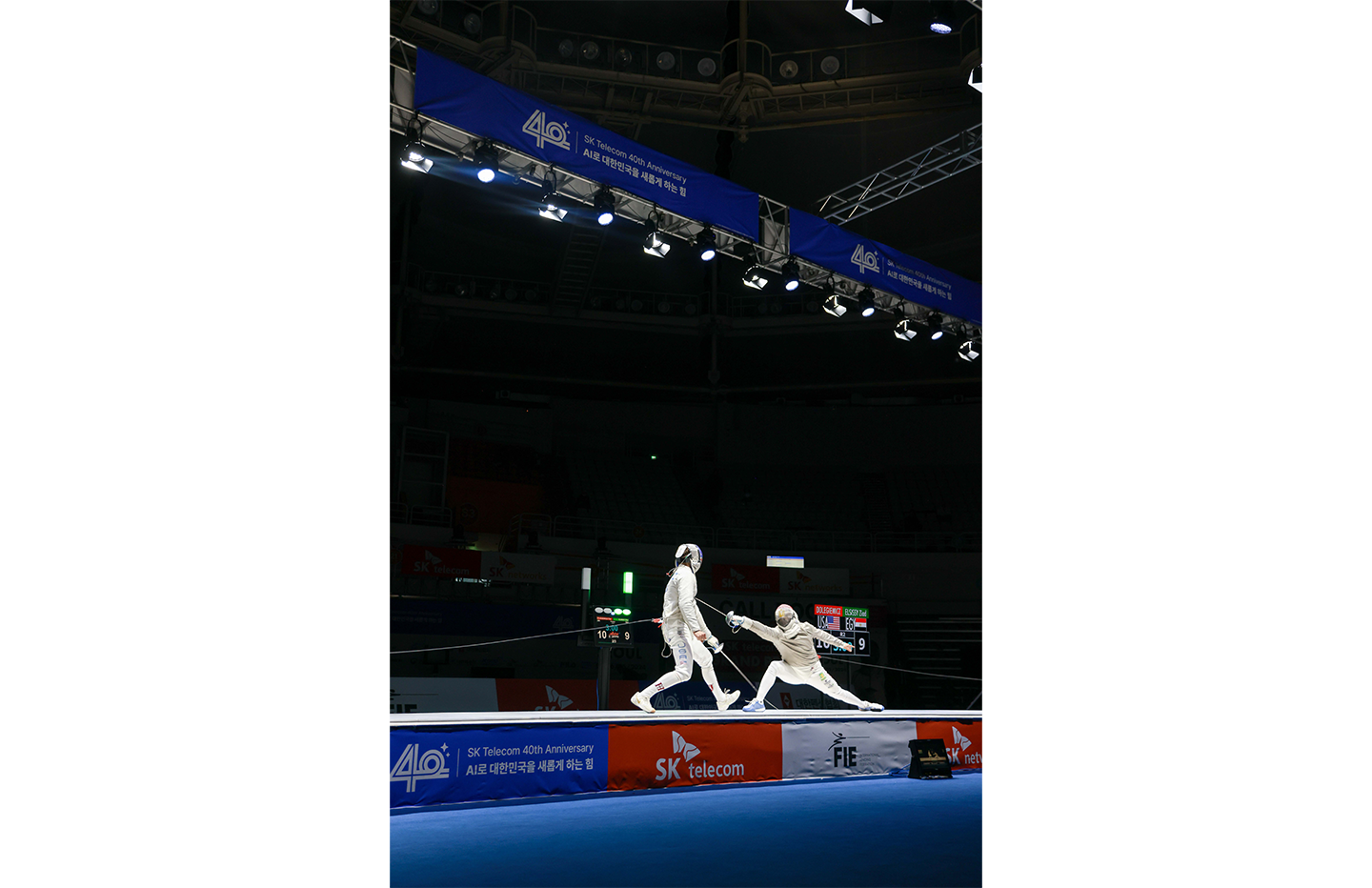 세계 최강 펜싱 코리아 그 뒤에 SK텔레콤의 20년 후원 빛났다