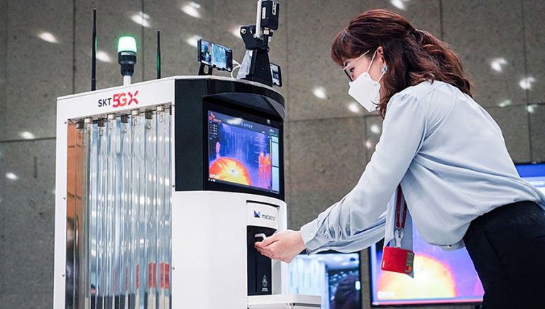 SK Telecom Introduces 5G-Powered Autonomous Robot to Help Fight Against COVID-19_mo