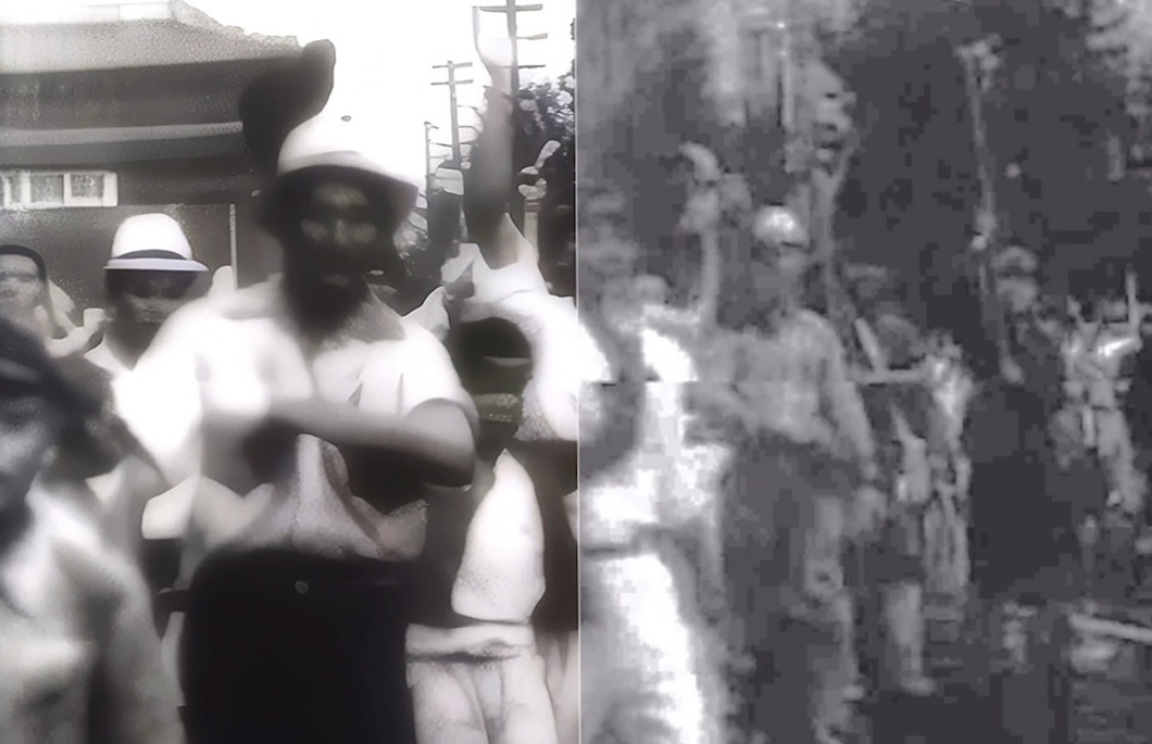 SKT AI로 복원한 815 리마스터링 영상 공개