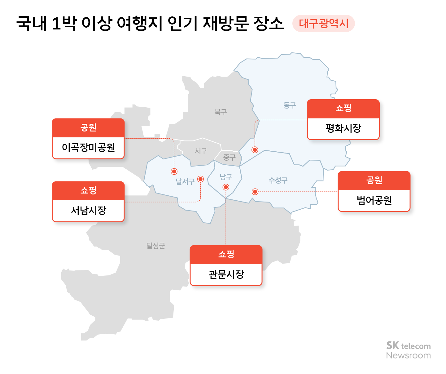 리트머스로 분석하는 국내 여행 트렌드 인기 지역 1위 강원도 2위는 어디